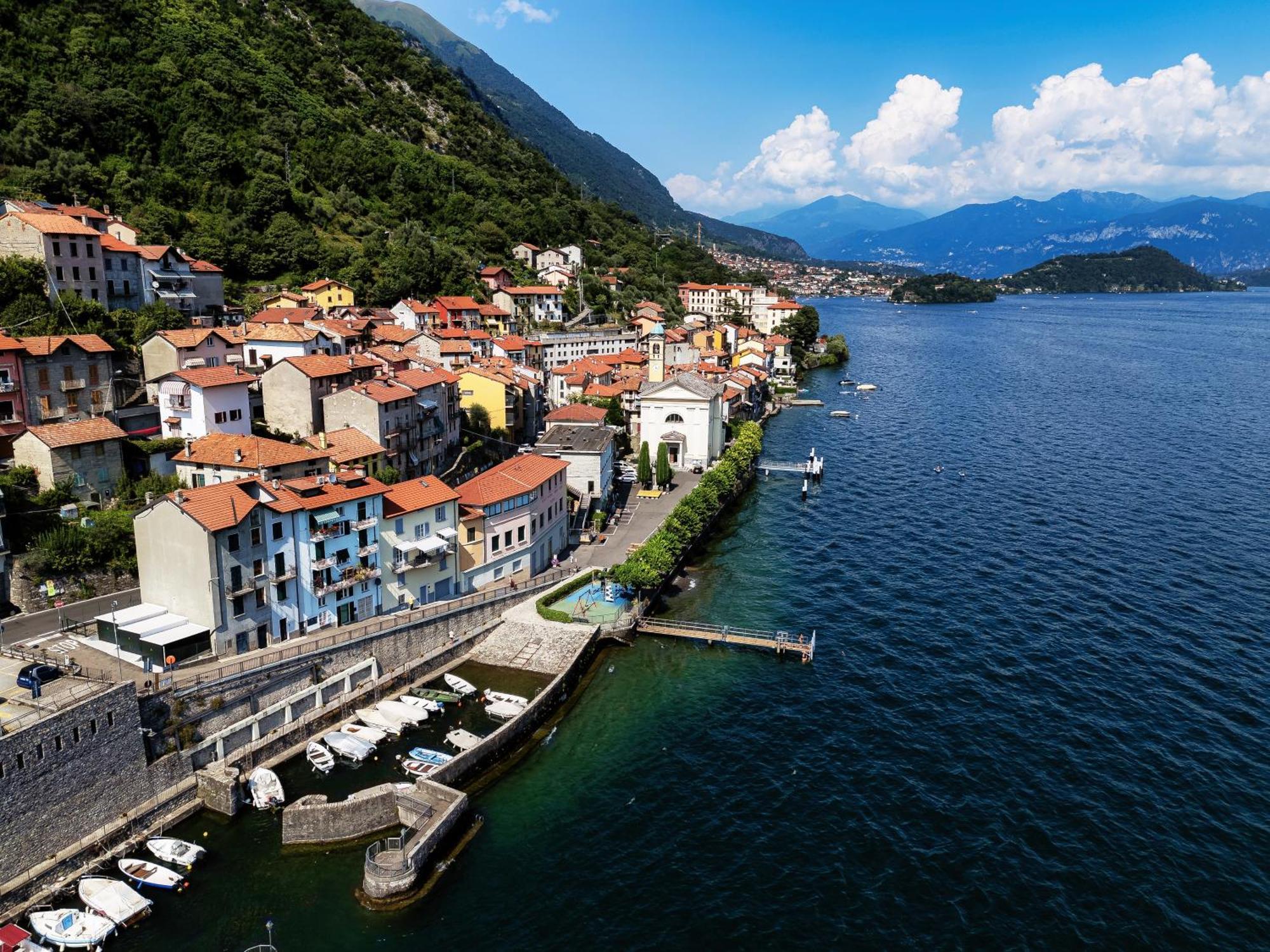 Delizioso Bilocale Vista Lago Colonno Kültér fotó
