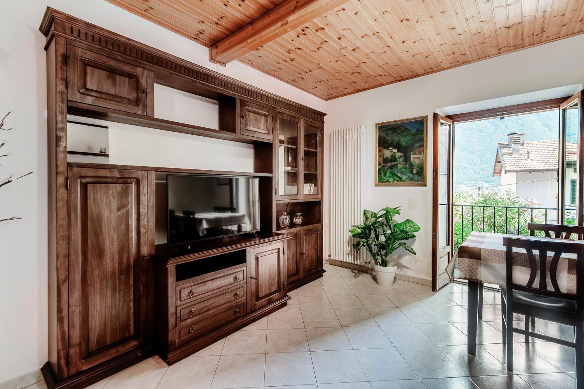 Delizioso Bilocale Vista Lago Colonno Kültér fotó